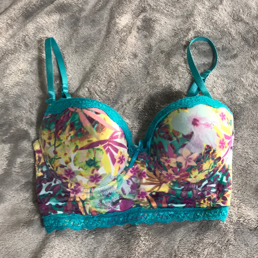 Floral bra